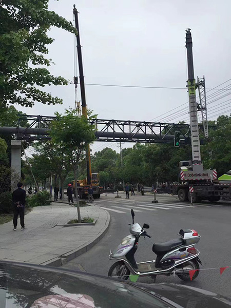 亿健管道施工现场